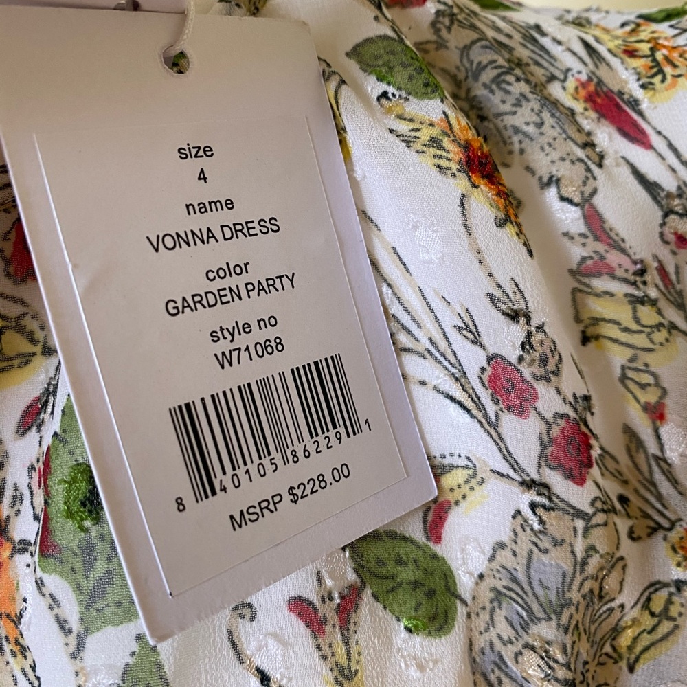 Walter Baker Vonna Puff Sleeve Floral Mini Dress - Picture 7 of 7